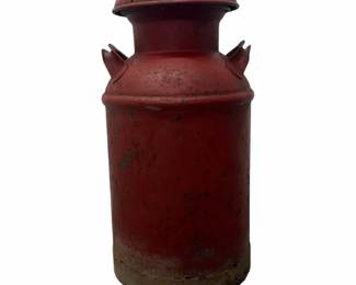 Vintage Metal Milk Jug