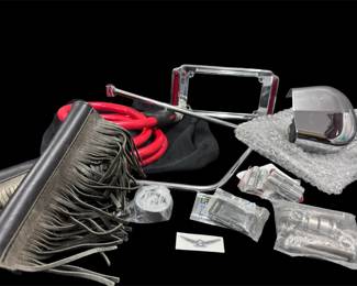 Motorcycle Accessories and Parts Mystery Lot