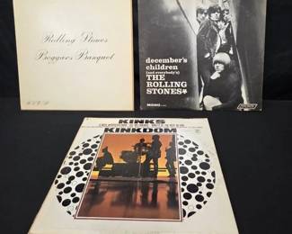 Vinyl Records the Rolling Stones Kinks
