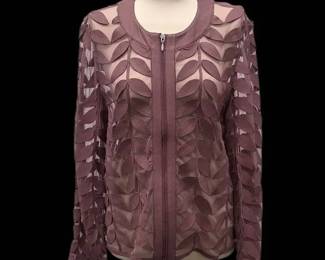 Neiman Marcus Leather Collection Full Zip Jacket