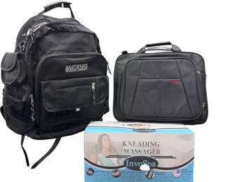 Neck Massager, Laptop Case and Backpack