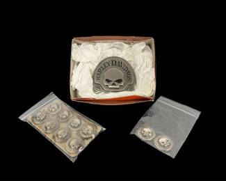 HarleyDavidson Skull Belt Buckle Accessories