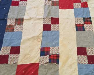 Vintage HandTied Patchwork Quilt