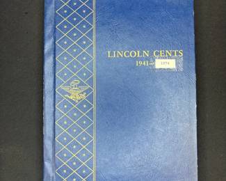 Large Whitman Lincoln Cent Collection Book Almost Full