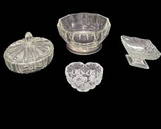 Anchor Hocking Indiana Crystal and Pressed Glass