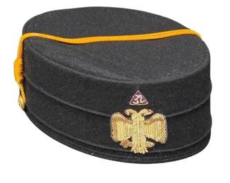 32nd Degree Scottish Rite Crown Cap AKA Free Masonry or Masonic Cap