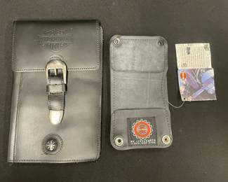 HarleyDavidson Black Leather Accessory Items