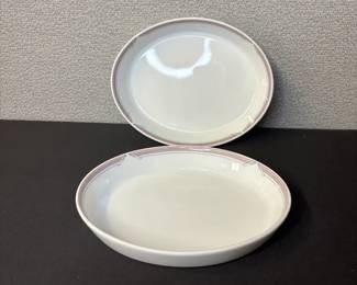 Set of 2 Vintage United Airlines 7.5 Ceramic Blates