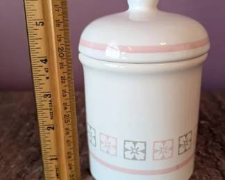 Brand New in Box Vintage Avon 1980s Porcelain Apothecary Jar