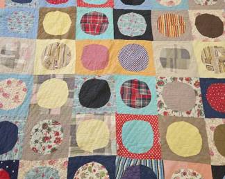 Handmade Patchwork Quilt PolkaDot Design