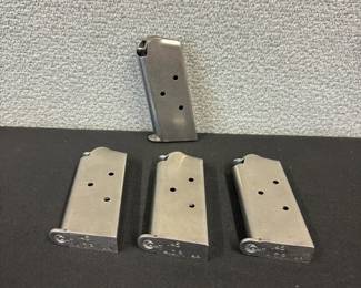 Lot of 4 AMT .45 A.C.P 5 Round Magazines