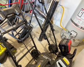 Snow blower, Edger