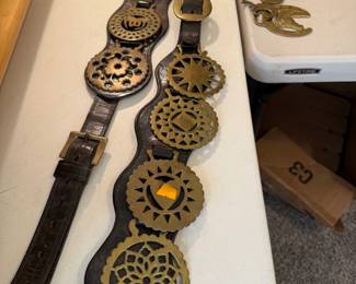 Antique horse brass
