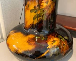 Antique Weller Oil lamp base