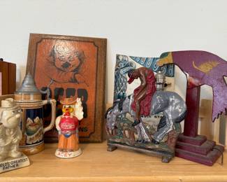 Vintage lamps, vintage collectibles