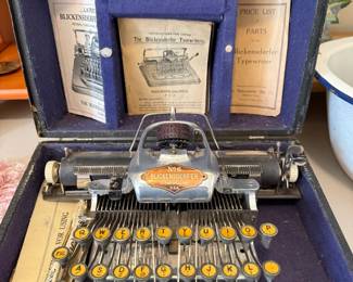 Antique Blickendorfer typewriter