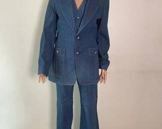 Ultimate Three Piece Vintag Canadian Tuxedo Lee Denim Suit