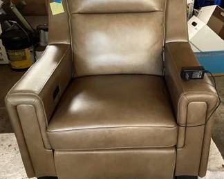 Brown Leather, Lifting Chair