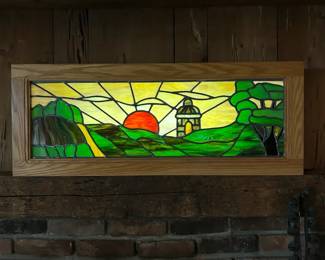 Homemade Stained Glass Box Light