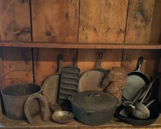 Vintage Cast Iron Lot Some Griswold