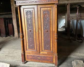 Antique Ornate Wardrobe