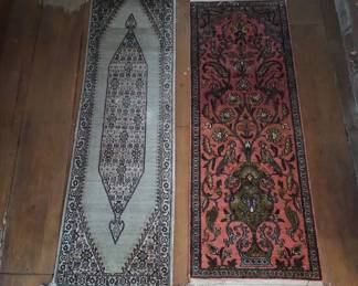 Two Small Runner Oriental Rugs