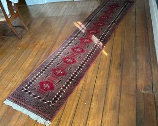 Vintage Oriental Style Tufted Runner Rug