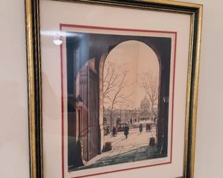 Framed artwork