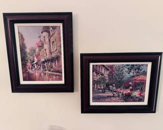 Framed artwork