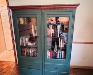 Bookcases and books