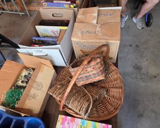 Books and baskets