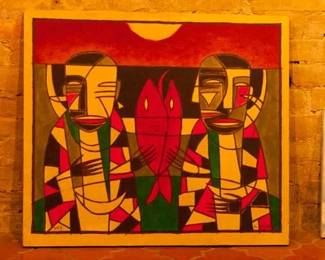 Moonfish - Timur Kuksan Ukraine, 2013 Oil on Canvas, 27 x 21.5 in