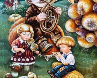 Music - L. Yurova Ukraine, 2018 Oil on Canvas 29.5 x 22 in