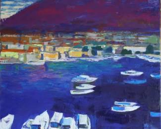 Italian Landscape - Natalia Kukhar Ukraine, 2015 Oil on Canvas, 25.5 x 27.5 in