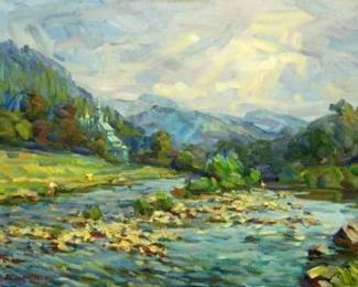 On Latoritsa - Ivan Kovalenko Ukraine, 2010 Oil on Canvas, 24 x 31.5 in