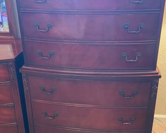 Mahogany 6 Drawer Chest by Dixie Furniture