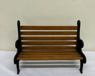 Lot 27: Miniature Park Bench