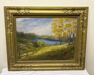 Lot 16: Landscape Oil on Board