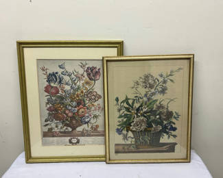Lot 21: A Group of Two Botanical Art