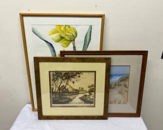 Lot 49: Three Pieces of Artwork