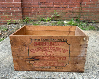 Lot 37: Sunlight Bakery Products Shipping Crate