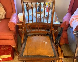 Antique desk chair 