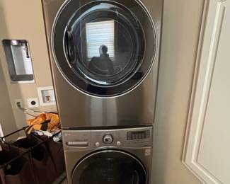 LG Stackable Washer and Gas Dryer