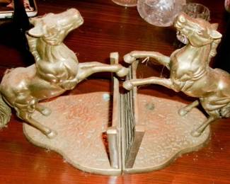 BRASS BOOKENDS