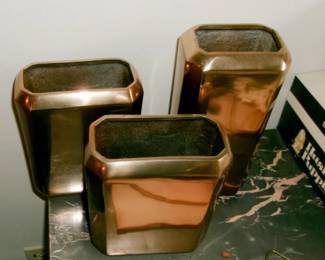 PLATED VASES