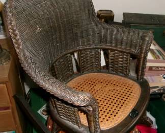 CHILDS WICKER ROCKER