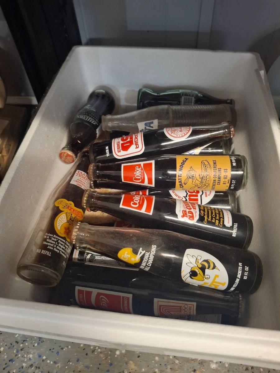 Coke bottles $1.00 each