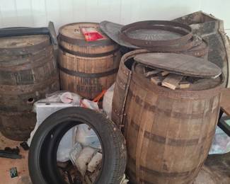 Whiskey barrels
