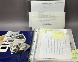 Lot 250: WWII Aces - Miscellaneous Memorabilia & Correspondence