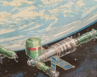 Lot 268: Russian Space Station "Mir" - George Guzzi